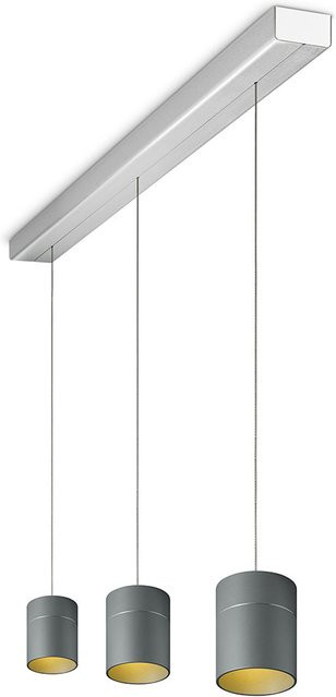 Oligo Tudor M LED-Pendelleuchte 3-flammig Grau matt mit Tunable White und unsichtbarer Höhenverstellung - Bild 1