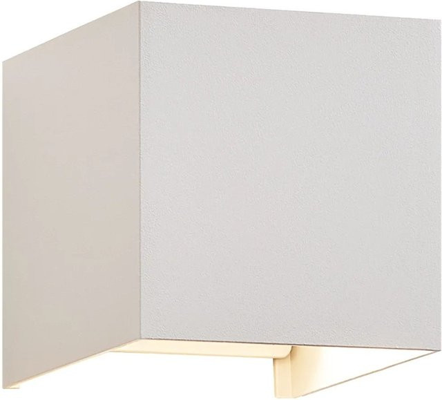 NETTLIFE LED Wandleuchte IP65 für Innen und Außen, Modernes Design in Weiß, Warmweiß, G9 Fassung, Up-Down Lichteffekt - Bild 1