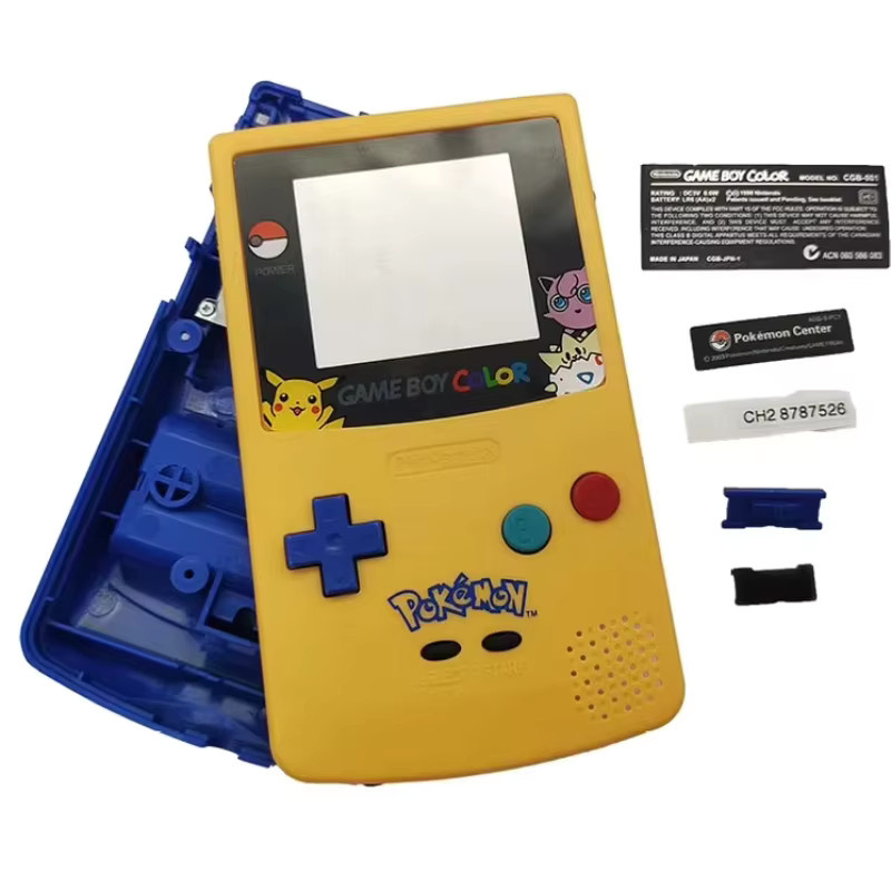 Bandai GBC Hülle für Gameboy in Gelb und Bunt mit Pikachu Motiv - Bild 3
