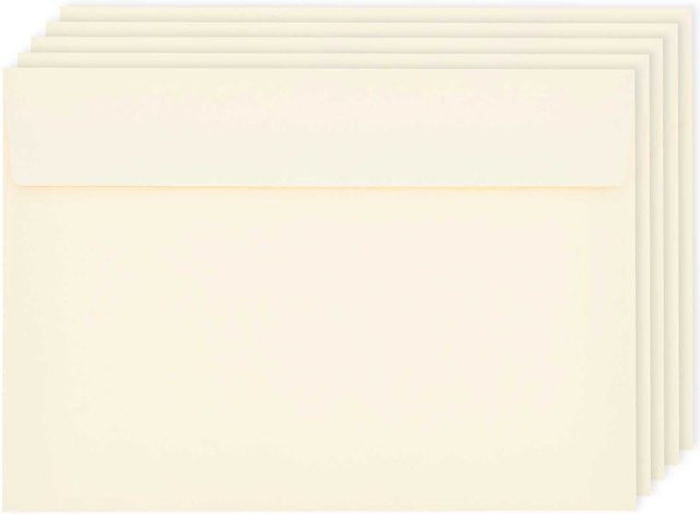 Rico Design Paper Poetry Luxury Umschläge C5 Creme - Bild 1