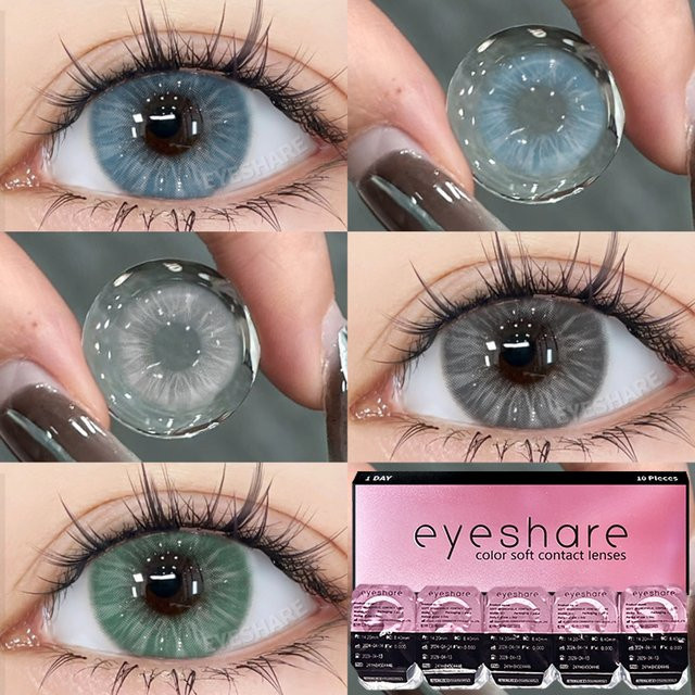 Eye share Tageslinsen farbig, 10 Stück - Bild 1