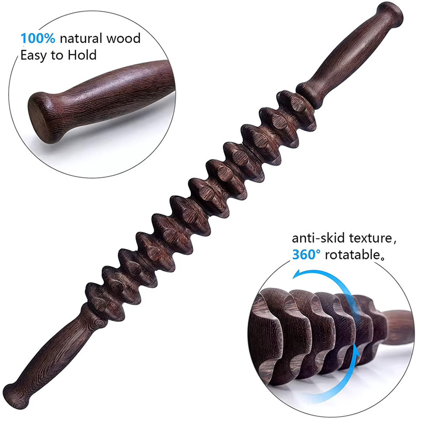 STAWHO Massagegerät aus Holz, Handroller, Unisex - Bild 3