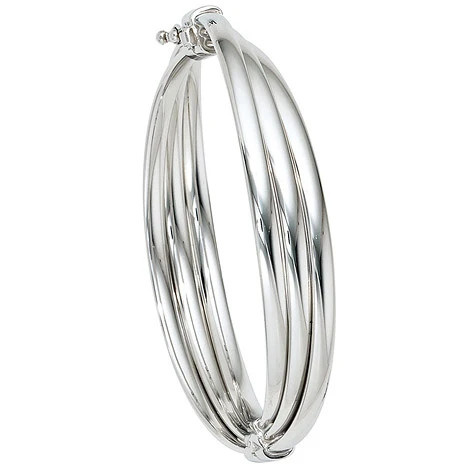 Colfem Armreif, 925 Sterling Silber, oval, Unisex - Bild 1