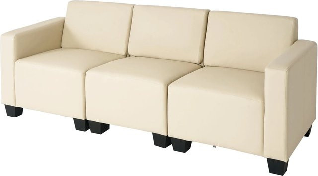 MCW Moncalieri Modular 3-Sitzer Sofa in Beige mit Armlehnen - Bild 2