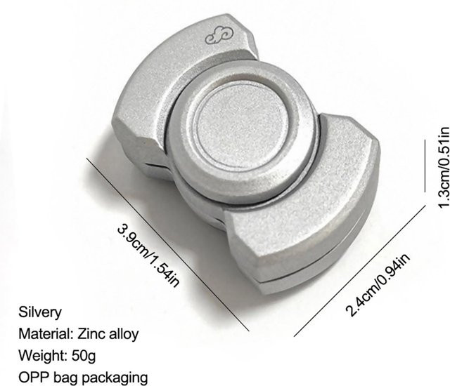 Binchi Outdoor Product 3-in-1 Fidget Spinner, Zinklegierung, EDC Fingerspitzen Kreisel - Bild 1