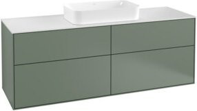 V&B Waschtischunterschrank Finion in Weiß lackiert B: 160 cm, T: 50,1 cm - Bild 1