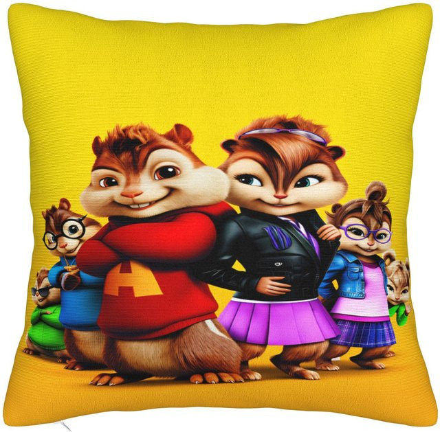 Alvin und die Chipmunks Kissenbezug aus Polyester, B/B/H: 40 x 40 x 40 cm - Bild 1