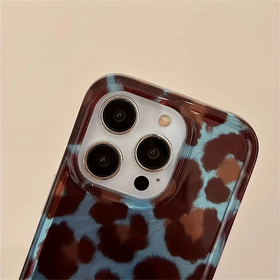 GEUMXL Handyhülle mit Leopard Print in Multicolour für iPhone Modelle - Bild 3