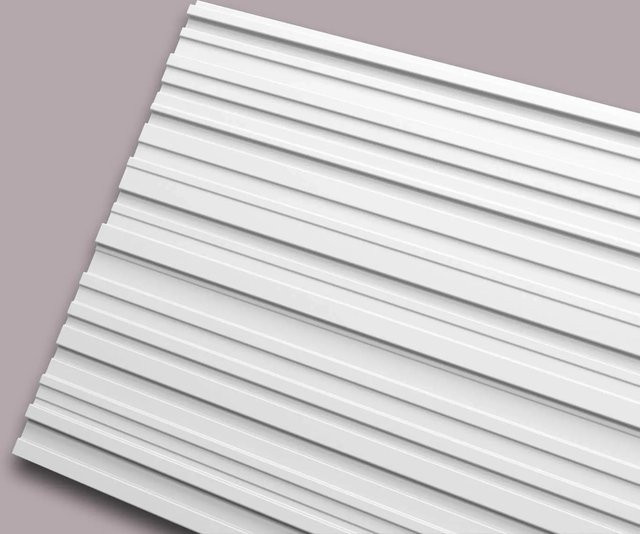 NMC Allegretto Arstyle 3D Wandpaneel Akustikpaneel Weiß, B: 30 cm, H: 200 cm, T: 1,4 cm - Bild 1