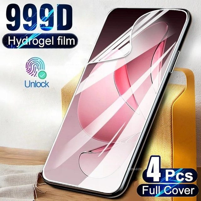 4er-Pack High Definition Hydrogel Displayschutzfolien für OPPO Reno 15 Pro, OPPO Find X9 Pro und OPPO Reno 15C, transparent - Bild 1