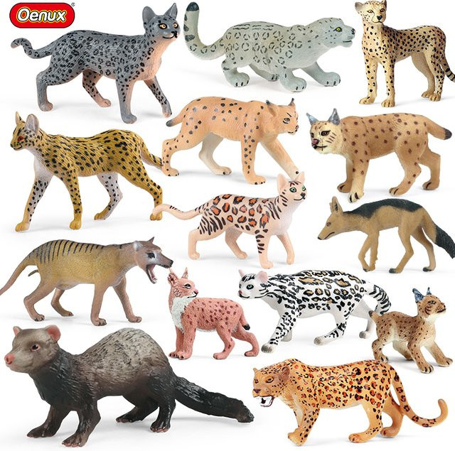 Oenux Bengalkatze Tiger Katze Luchs Caracal Leopard, Action Figur, Tiere - Bild 1