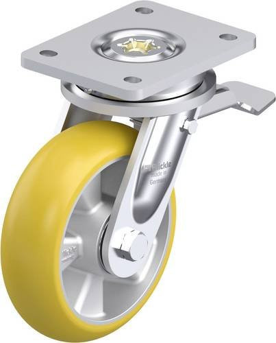 Blickle Schwerlast-Lenkrolle LO-ALTH 160K-ST-CO in Silber, Rad-Durchmesser: 160 mm, Tragfähigkeit: 750 kg - Bild 1