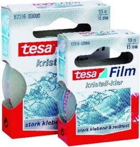 tesa Film 57316 Polypropylenfolie transparent kristall-klar Breite: 1,5 cm, Länge: 33 m - Bild 1