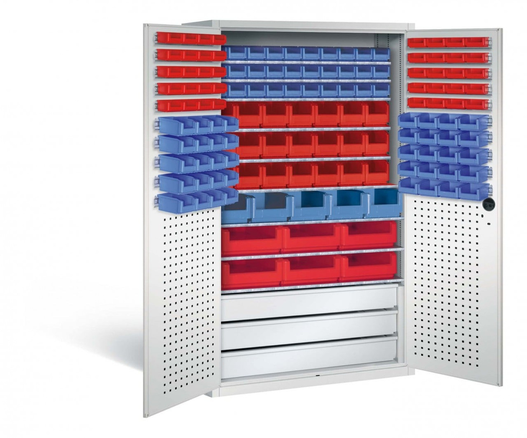 BIGBOXX Großraumschrank mit 142 Schubladen in Multicolour - Bild 1
