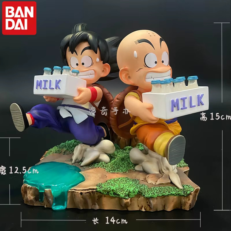 Bandai Dragon Ball Son Goku und Krillin Actionfiguren, 15cm, Kunststoff - Bild 3