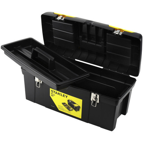 Stanley Werkzeugbox 1-92-067 in Silber, Schwarz und Gelb, B: 61 cm, T: 27 cm, H: 28,4 cm - Bild 3