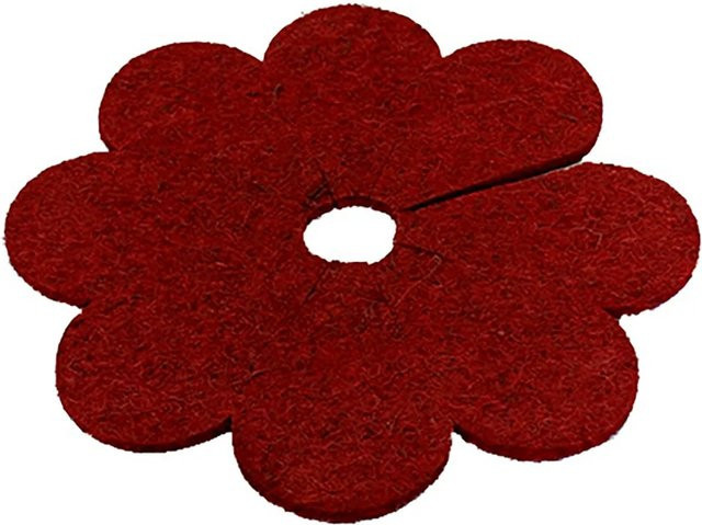 Proflora Mulchscheibe für Blumen in Rot, Durchmesser: 37 cm - Bild 1