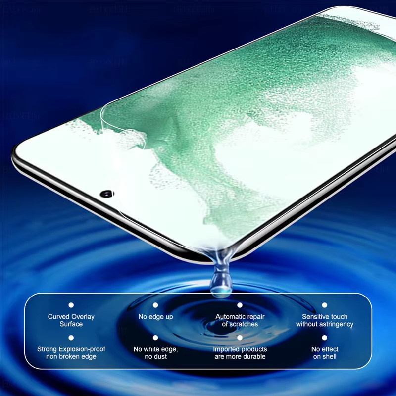 3er-Pack Samsung Hydrogel Displayfolie für S25 S24 S23 S22 S21 Ultra Plus FE A56 A55 A54 A36 A35 A15 A16 5G in Transparent - Bild 4