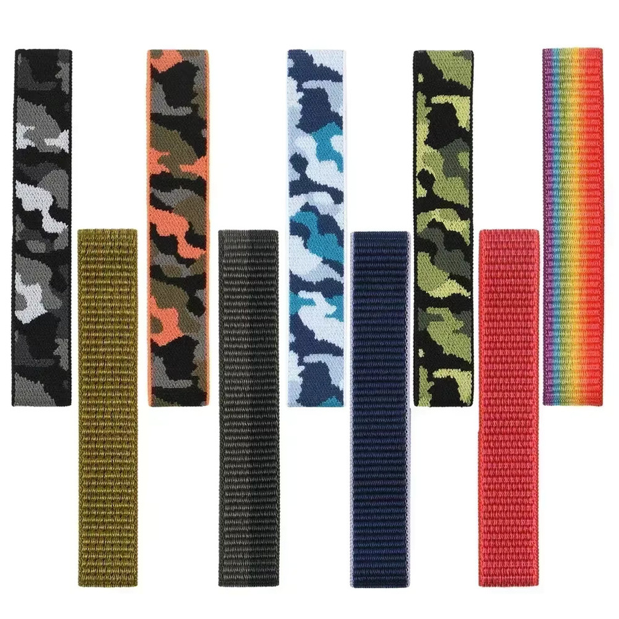 Uhrenarmband Nylon, Schwarz, Textil/NATO, 22 26 mm - Bild 2