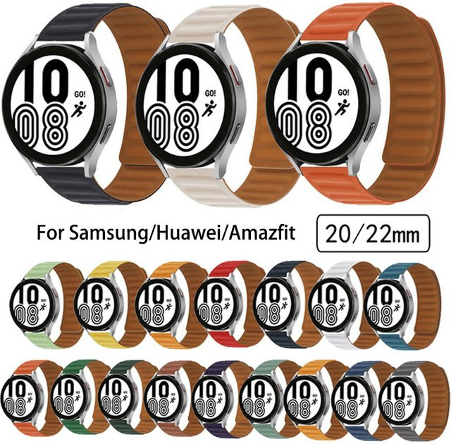 Uhrenarmband Silikon, 20mm 22mm, Unisex - Bild 1
