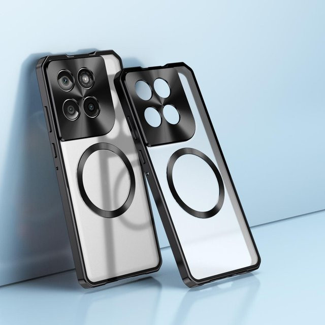 Robuste Armor Schutzhülle aus Metall-Aluminiumlegierung für Motorola Moto Edge 70, Moto Edge 60 Pro und Edge60 Fusion in Schwarz - Bild 1