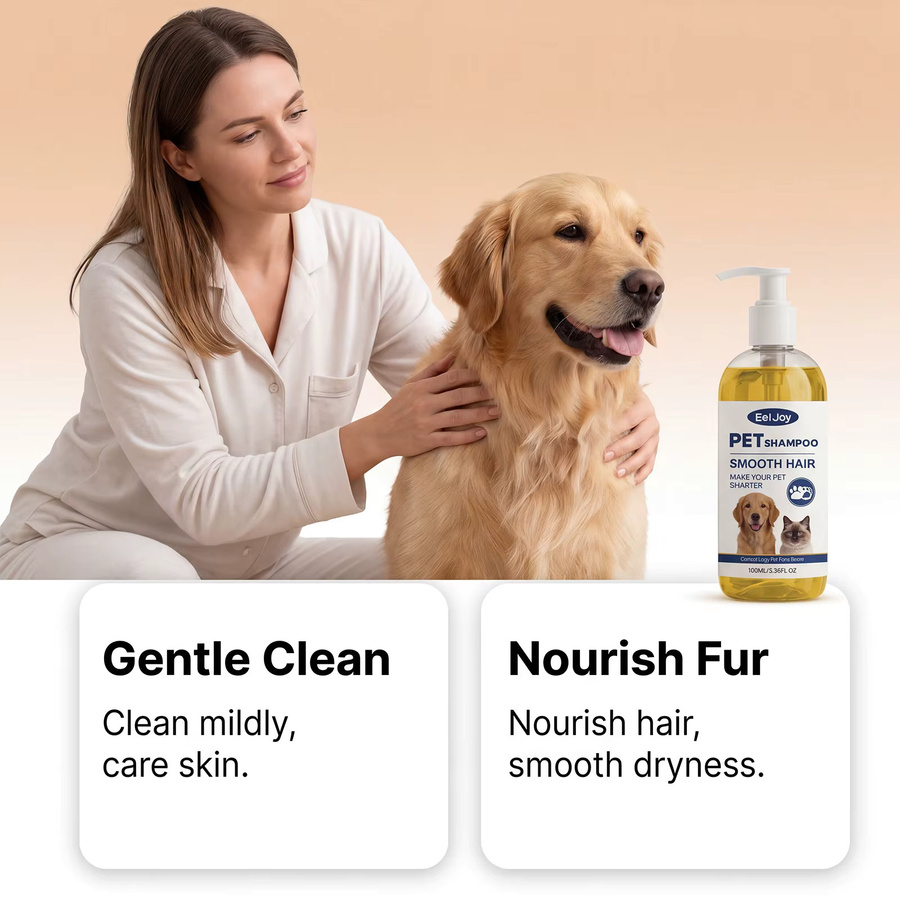 EelJoy Natürliches Kokosnussöl-Haustiershampoo zur sanften Fellreinigung und Feuchtigkeitspflege für Hunde und Katzen - Bild 3