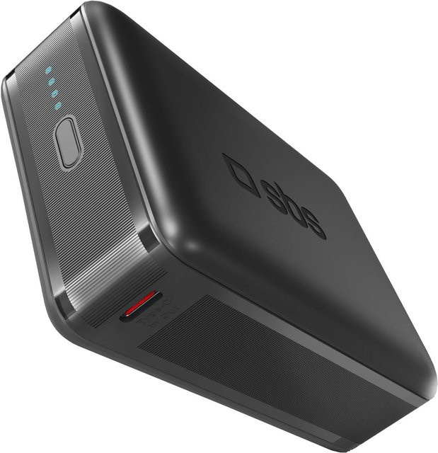 SBS Powerbank 20.000mAh mit USB-C und USB-A in Schwarz - Bild 1