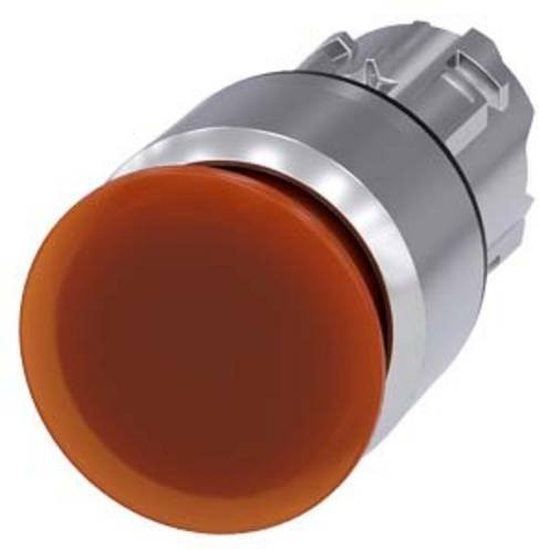 Siemens Pilzdrucktaster 3SU1051-1AA00-0AA0 in Rot und Amber aus Metall mit IP66 IP67 IP69/IP69K Schutzart - Bild 1