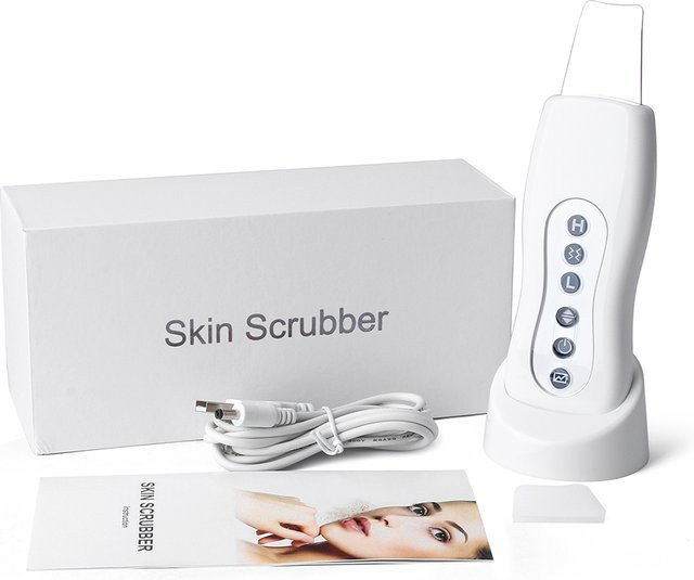 Ultraschall Gesichtsreiniger mit Ionen-Funktion für Akne und Mitesser, Unisex - Bild 1