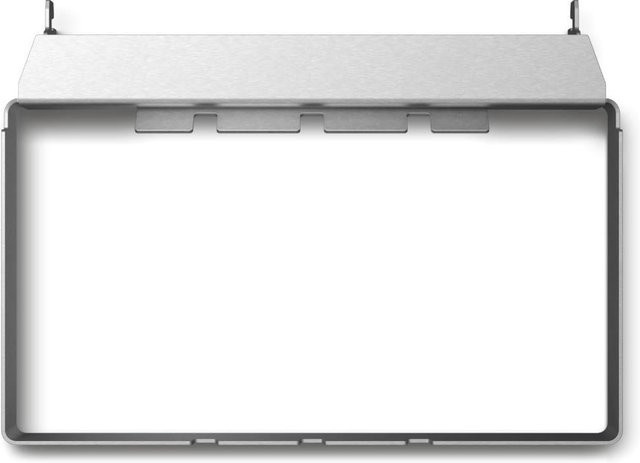 Miele FlexBase S Short Rahmen für Warmhalterost aus Edelstahl in Silber - Bild 1