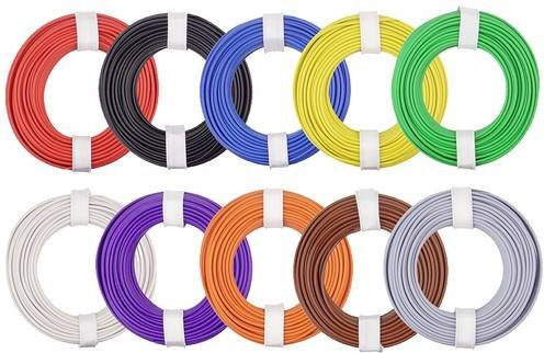 Donau Elektronik 150-MIX Litze 1 x 0,50mm² Bunt, 10-farbig, 1 Set - Bild 1