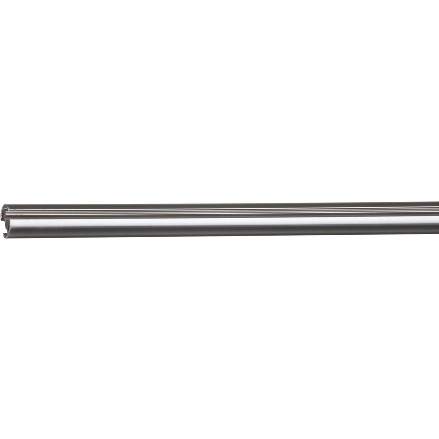 Mydeco Gardinenstange für Gleiter in Edelstahl-Optik, Farbe: Silber, Durchmesser: 1,6 cm, Länge: 240 cm - Bild 2
