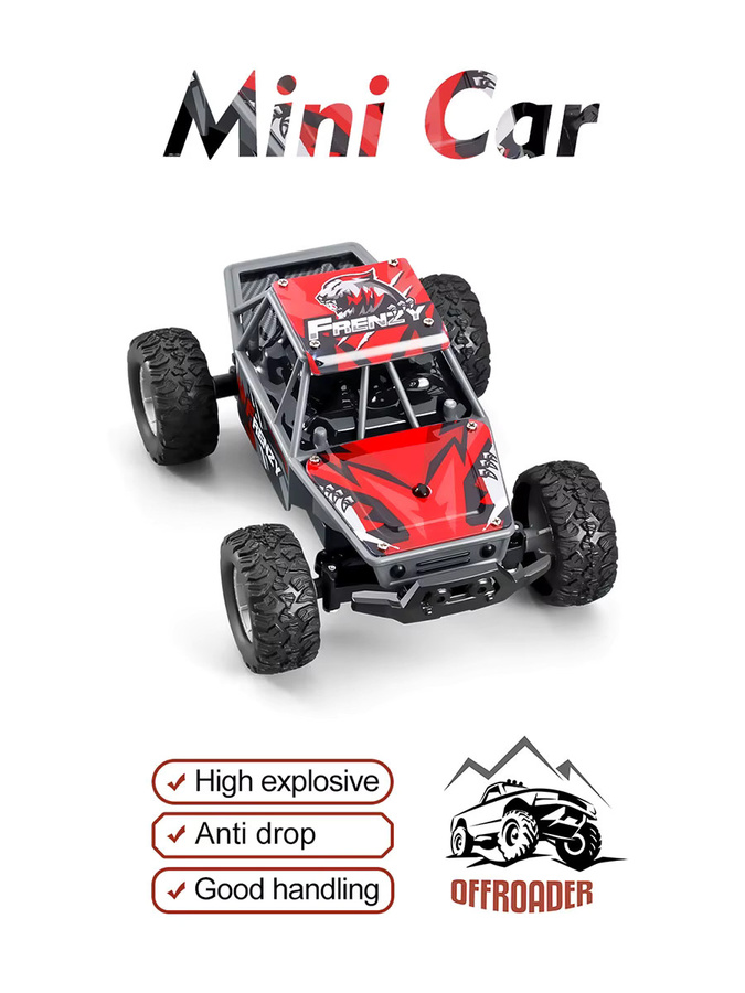 JJRC Mini Hochgeschwindigkeits-RC-Auto, 1:32, ferngesteuert - Bild 7