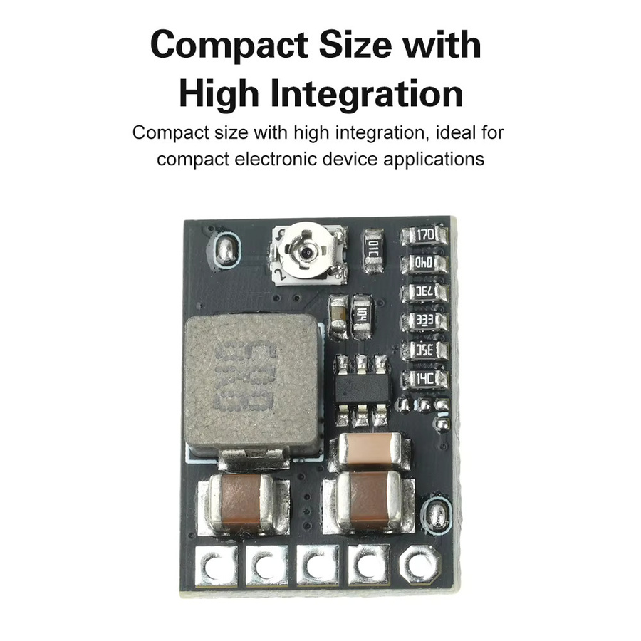 diymore DC-DC Mini Spannungsregelbarer DC-Abwärtswandler Strommodul 2A 10W Schwarz - Bild 2