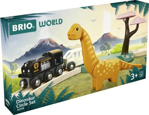 BRIO Dinosaurier Bahn-Set, Holz, ab 3 Jahre - Bild 1