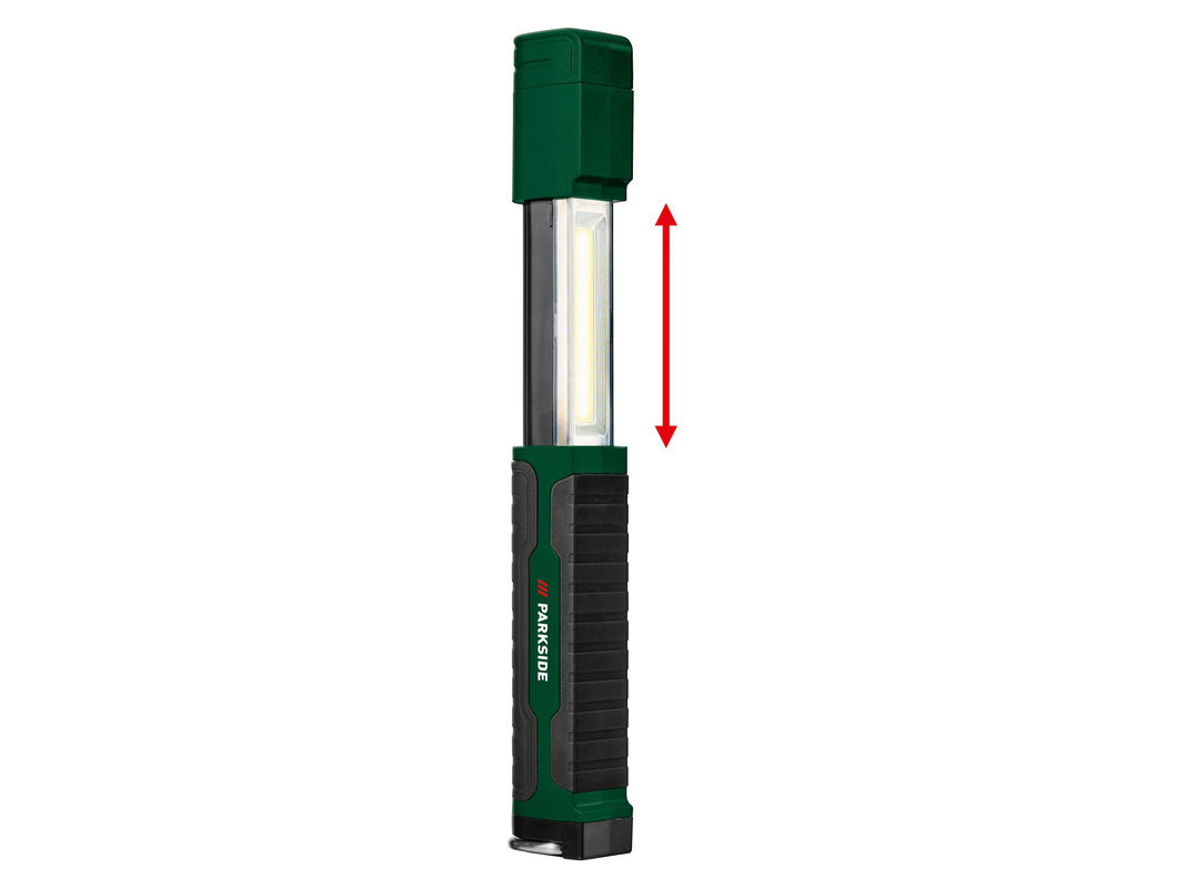 PARKSIDE LED Akku Arbeitsleuchte mit Magnet, ausziehbar und neigbar, 3W, 250lm - Bild 2
