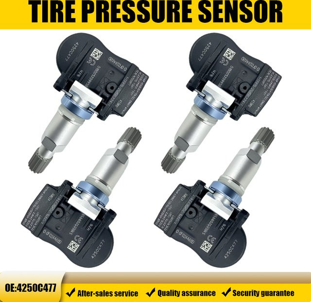 ANWAYTECH Reifendrucküberwachungssensor TPMS 4250C477 in Schwarz, kompatibel mit Peugeot 4008 und Mitsubishi Outlander, 433MHz - Bild 1