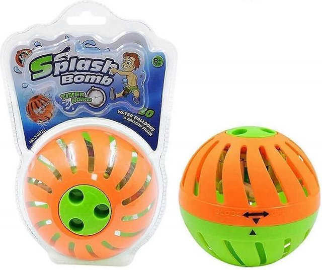 VRAUX Spritz-Timer-Ball Wasserbomben mit Timer-Funktion Gelb Blau - Bild 1