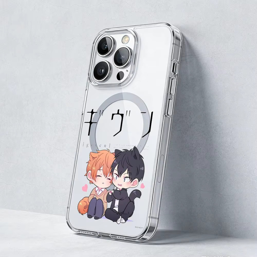 G-Given L-Love Handyhülle für iPhone 17 16 15 14 13 12 11 Pro Max, transparente TPU MagSafe Hülle mit Linsenschutz - Bild 3