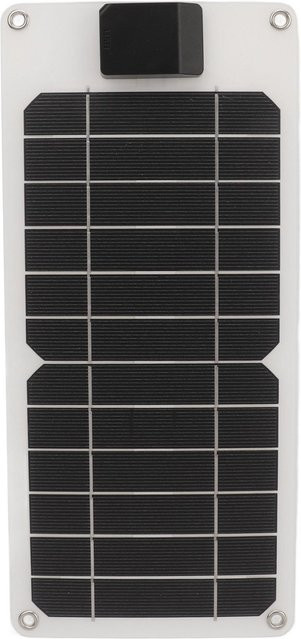 Kkmoon Solarpanel-Kit 8W 5V mit USB-Ausgang, wasserdicht und stoßfest, monokristallin, Schwarz - Bild 1