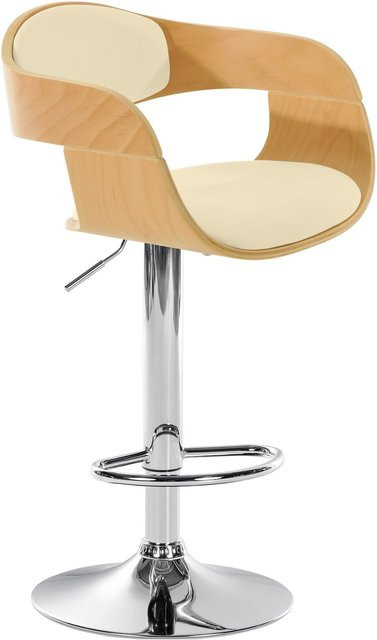 CLP Barhocker Kingston mit Kunstleder-Bezug und höhenverstellbarer Sitzfunktion im modernen Design - Bild 1