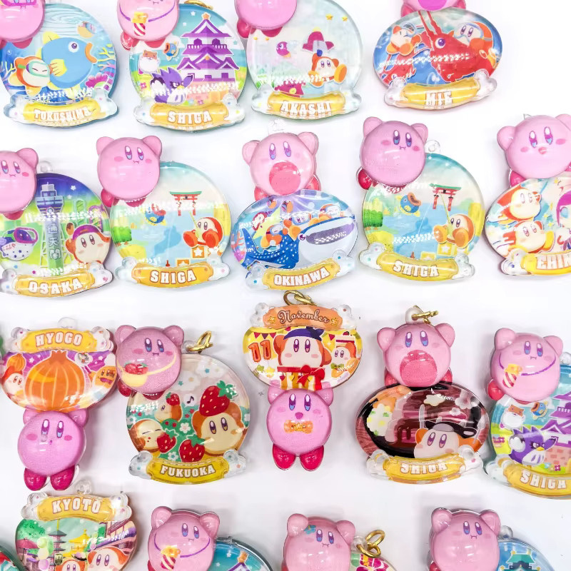 Re-ment Kirby Schlüsselanhänger, Acryl-Spielzeug, Bunt / Mehrfarbig - Bild 1