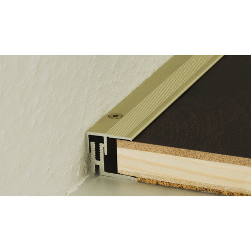 CARL PRINZ Abschlussprofil LPS 220 XXL aus Aluminium, goldfarben, B/H: 22 x 17 mm, versenkt gelocht - Bild 2