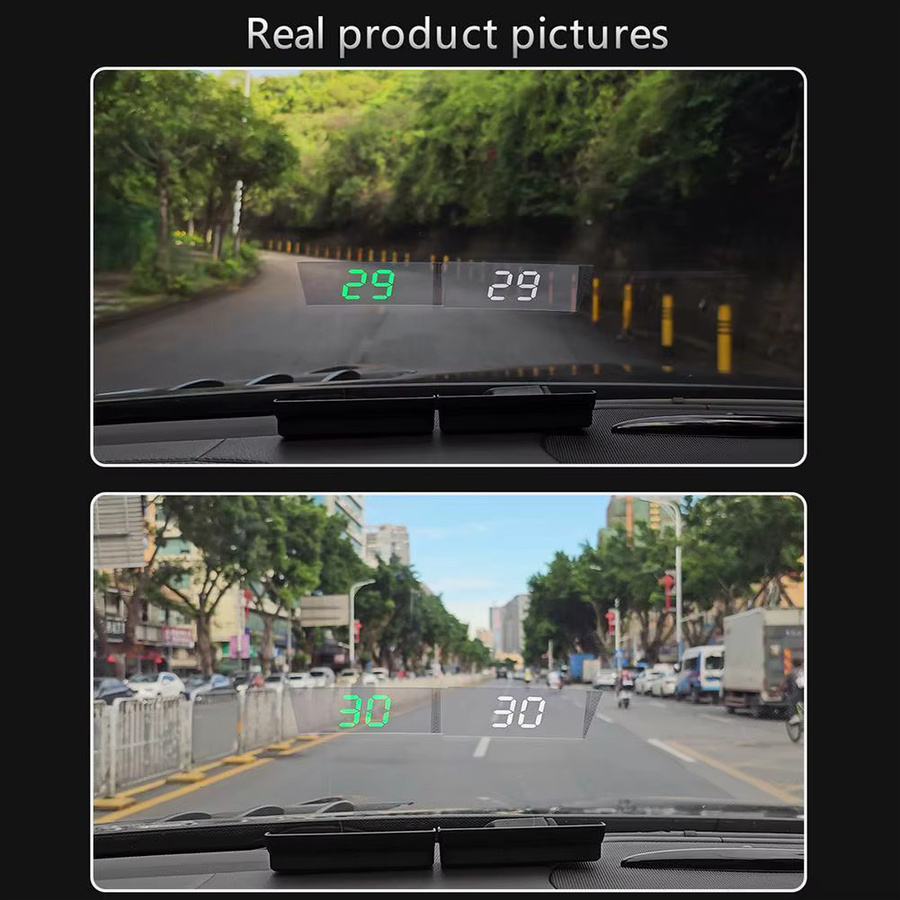 Digitales Auto-Head-up-Display mit GPS-System und Tachometer in Schwarz - Bild 5