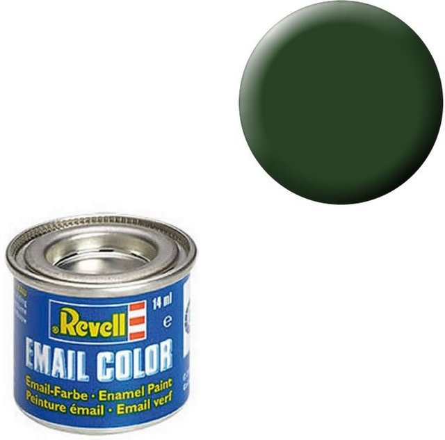 Revell Emaille-Farbe, Dunkel-Grün, seidenmatt, 14ml - Bild 2