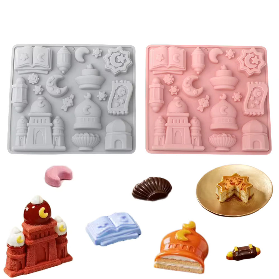 Meibum Silikon-Backform für Ramadan-Themen, ideal für Schokoladen-Desserts, Mousse, Kuchen oder Fruchtgummi - Bild 5