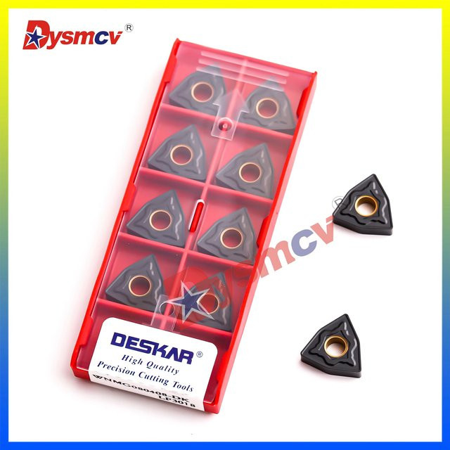 DESKAR WNMG080408-DK LF3018 Numerische Drehmaschine Externes Drehwerkzeug Pfirsichförmige Schneidklinge zur Bearbeitung von Gusseisen - Bild 1