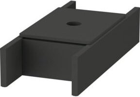 Duravit Inneneinteilung für WT-Unterbauten in Schwarz, Breite: 11,5 cm, Tiefe: 27 cm - Bild 1