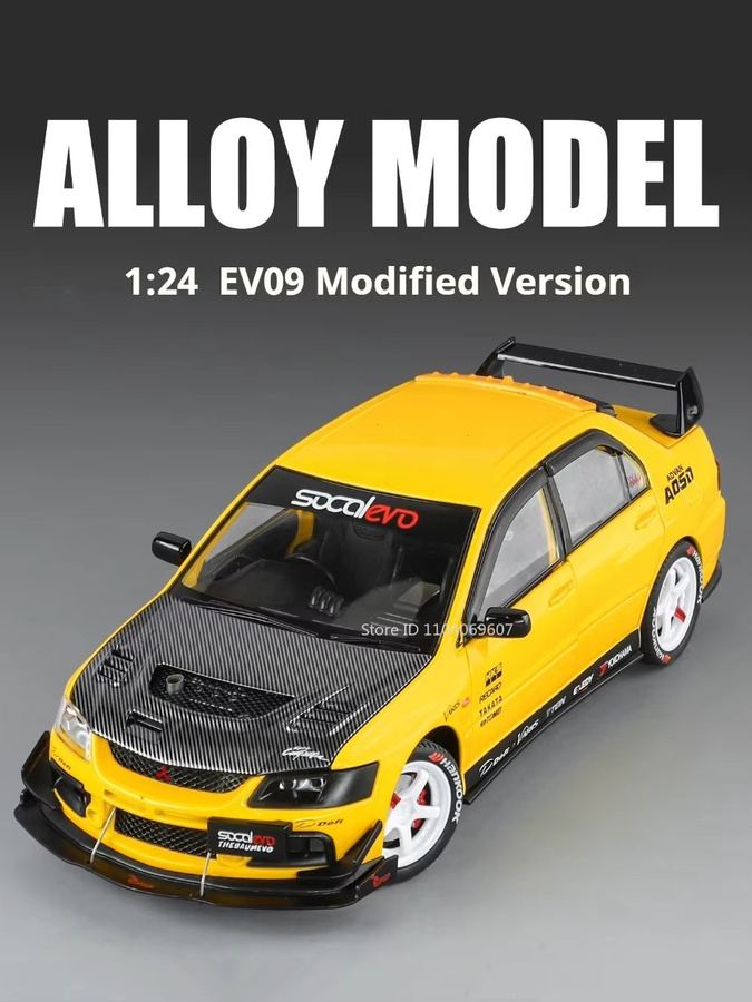 MAKEDA Mitsubishi Lancer Evolution IX GTR, Modellauto, 1:24, mit Licht und Sound - Bild 3