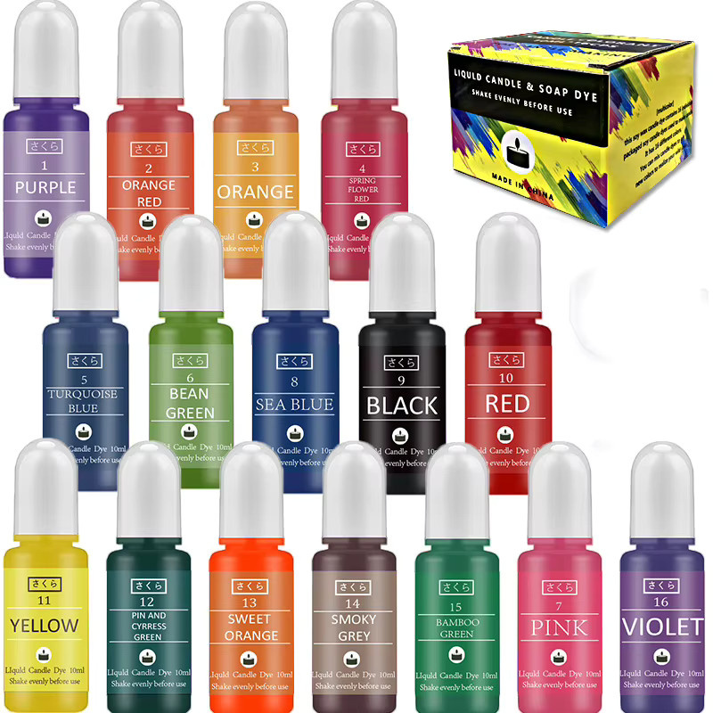 Farbstoff Set für Kerzen, Seife und Harz in Multicolour zur DIY-Gestaltung - Bild 4